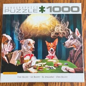 Eurographics Dog Poker Puzzle - 1000 Pieces
